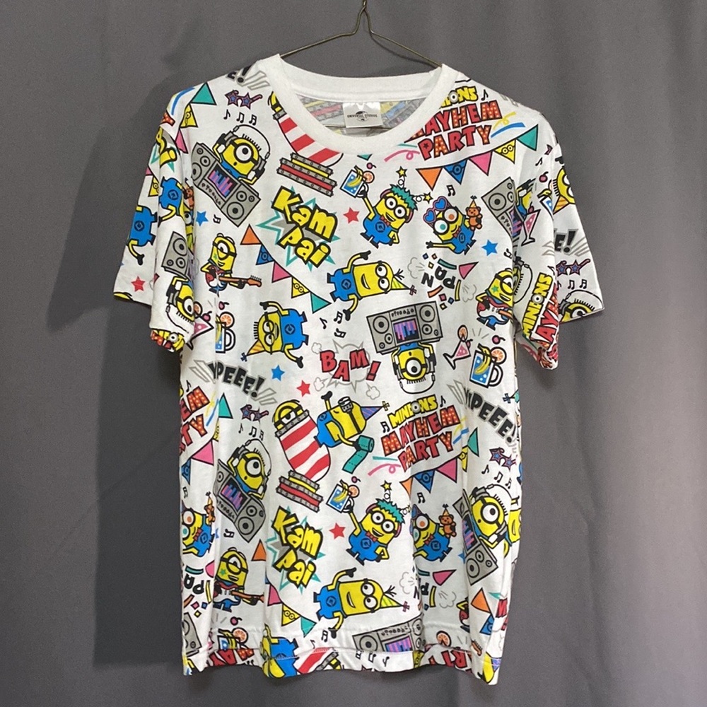 Universal Studios Japan Limited Edition Minions Party Shirt -Women US size Small